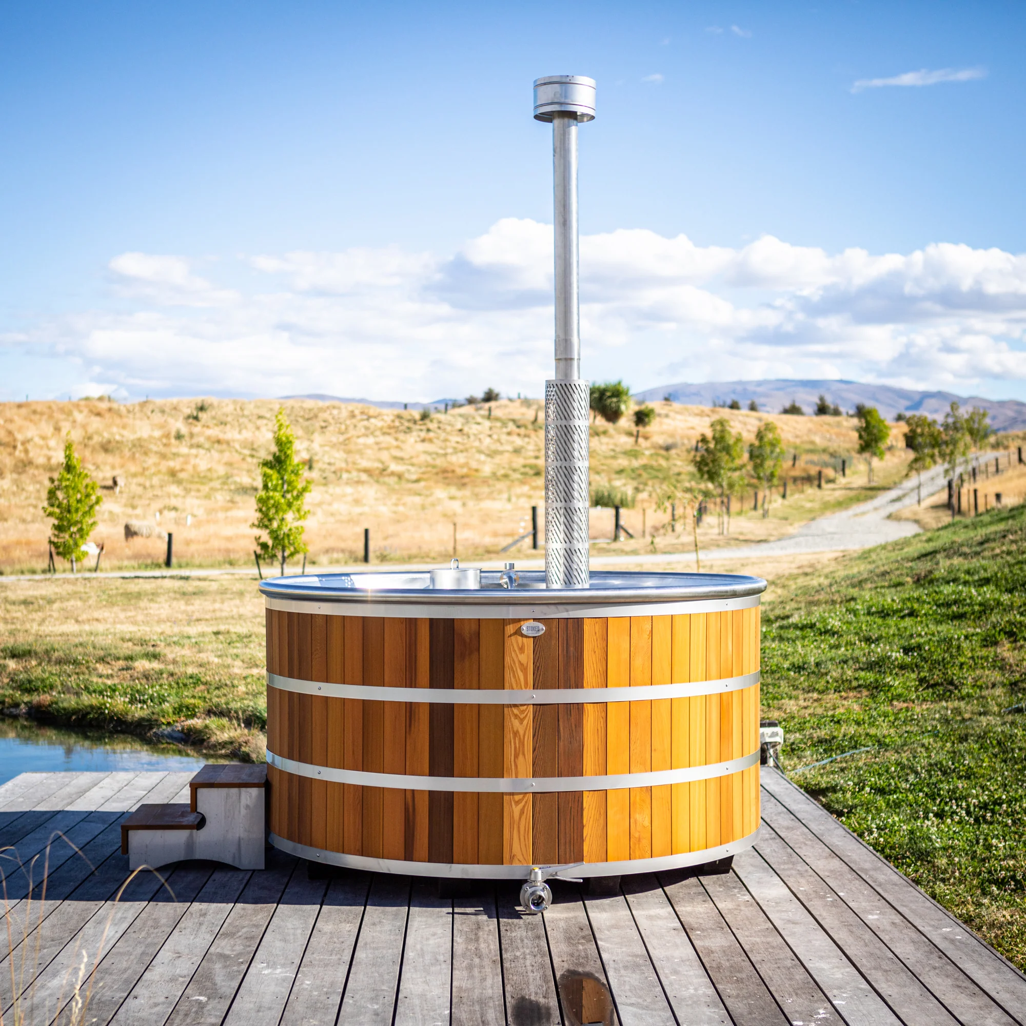 Wood Fired Hot Tub 1.9m